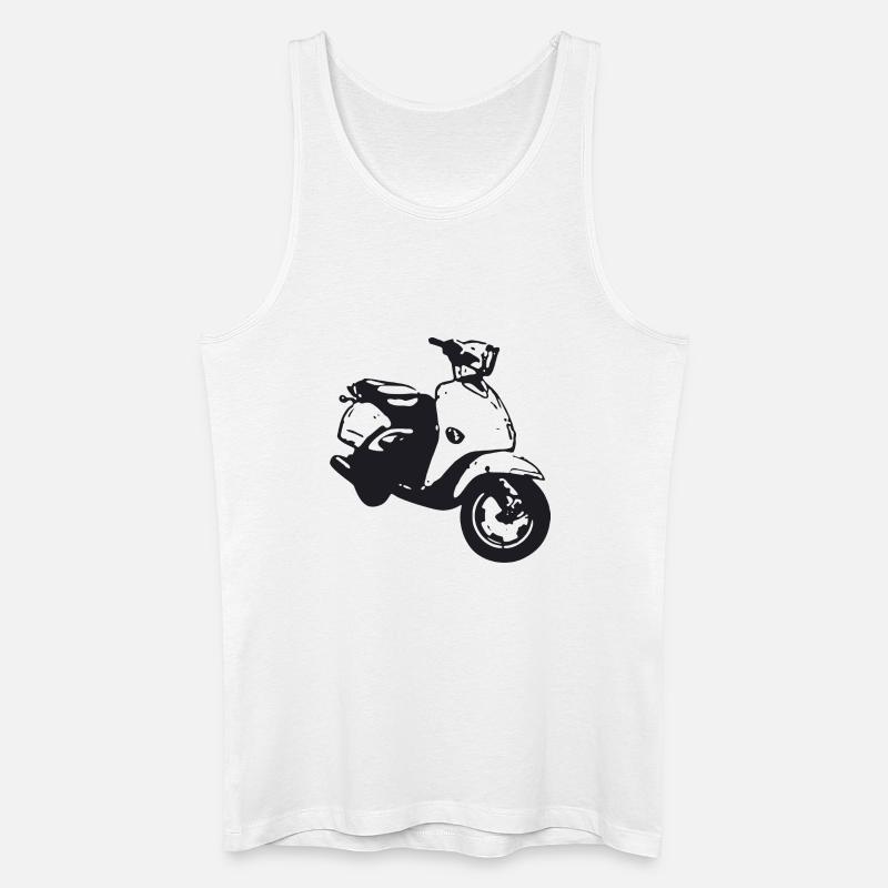 roller - Männer Bio Tank Top - Weiß