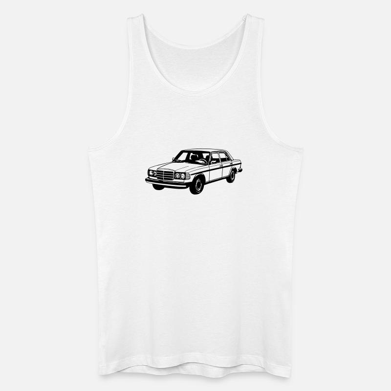MB W123 , Youngtimer / Oldtimer ...(25) - Männer Bio Tank Top - Weiß