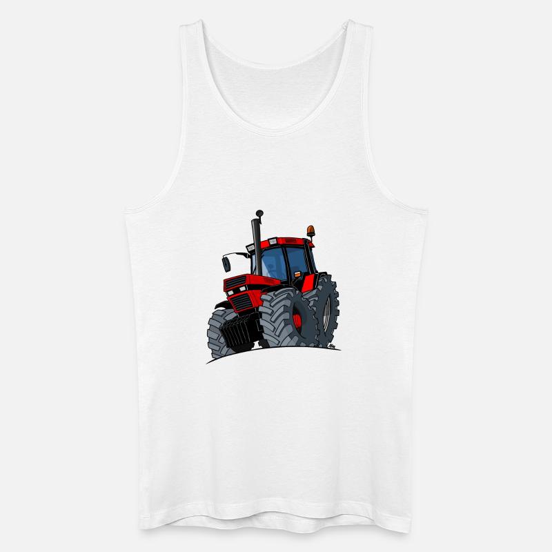 0856 Fall - Männer Bio Tank Top - Weiß