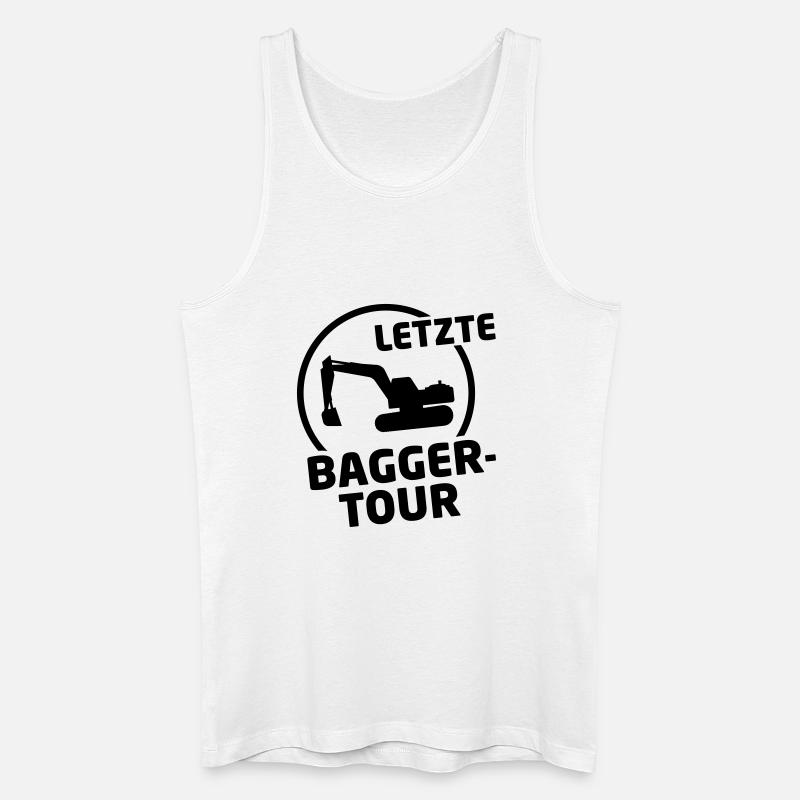 baggertour jga hochzeit - Männer Bio Tank Top - Weiß