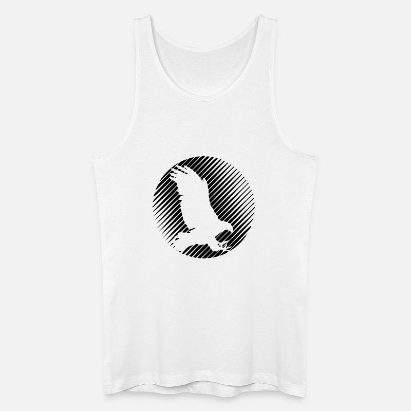HAWK 0.1 - Männer Bio Tank Top - Weiß
