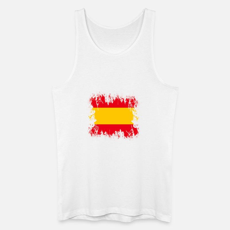 Spanien - Spanien - Männer Bio Tank Top - Weiß