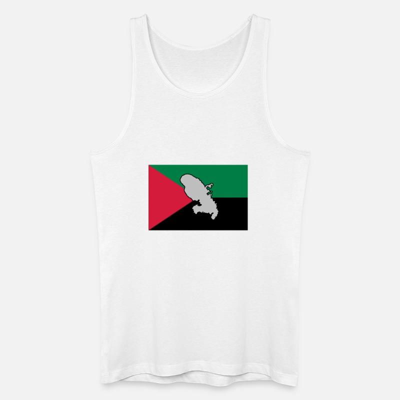MADA FLAG - KARTE 1 - Männer Bio Tank Top - Weiß