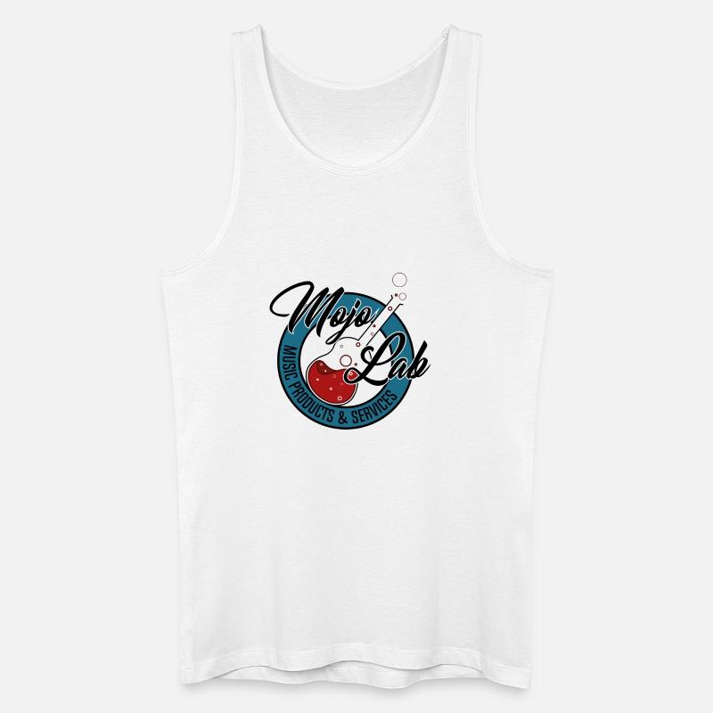 mojolab guitar - Men’s Organic Tank Top - white