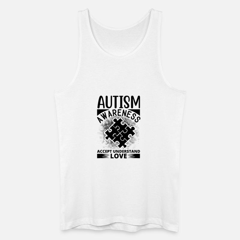 Vibrant pattern on elegant fabric - Men’s Organic Tank Top - white