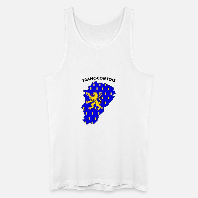 Franc-Comtois - Männer Bio Tank Top - Weiß