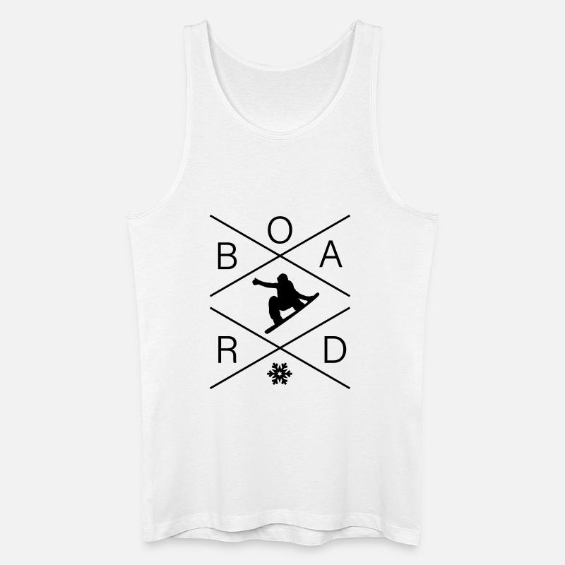BOARD - Débardeur bio Homme - blanc