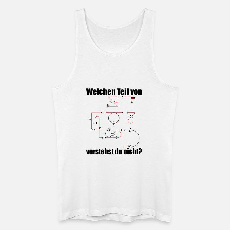 Aresti Symbole Kunstflug Programm Modellpilot - Männer Bio Tank Top - Weiß