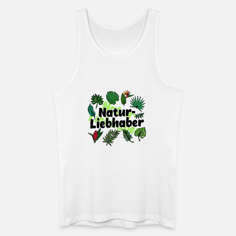 Statement Mutter Natur - Männer Bio Tank Top - Weiß