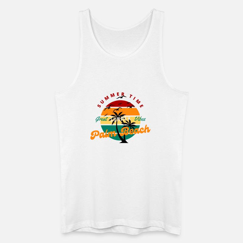 Great Summer - Männer Bio Tank Top - Weiß