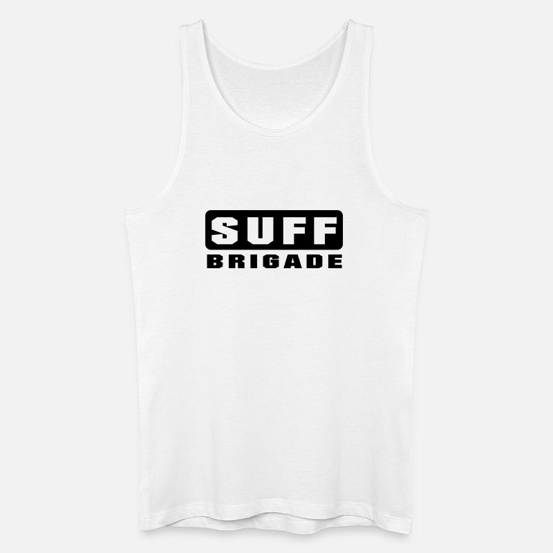 Suff Brigade - Männer Bio Tank Top - Weiß