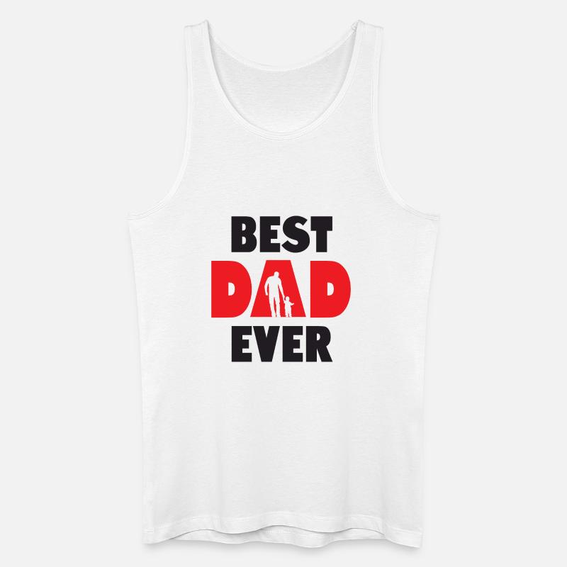 Bester Vater aller Zeiten - Männer Bio Tank Top - Weiß