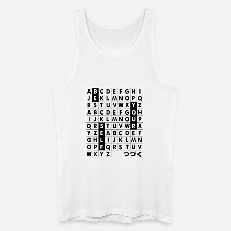 Sei dein Selbst - Männer Bio Tank Top - Weiß