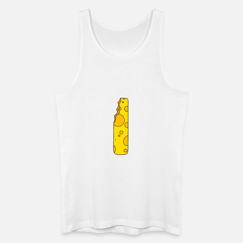 Buchstabe I - Männer Bio Tank Top - Weiß