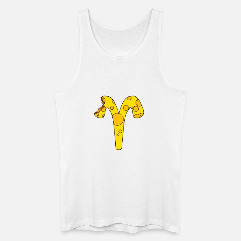 Sternzeichen Widder - Männer Bio Tank Top - Weiß