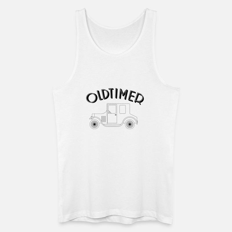 Oldtimer Design - Classic Cars - Männer Bio Tank Top - Weiß