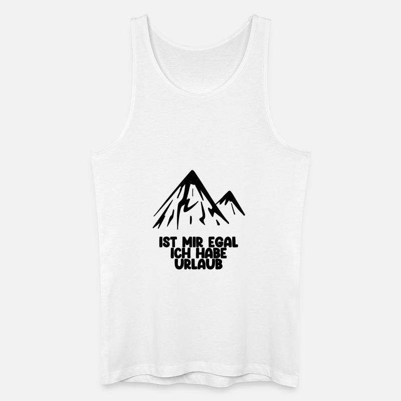 Urlaub - Männer Bio Tank Top - Weiß