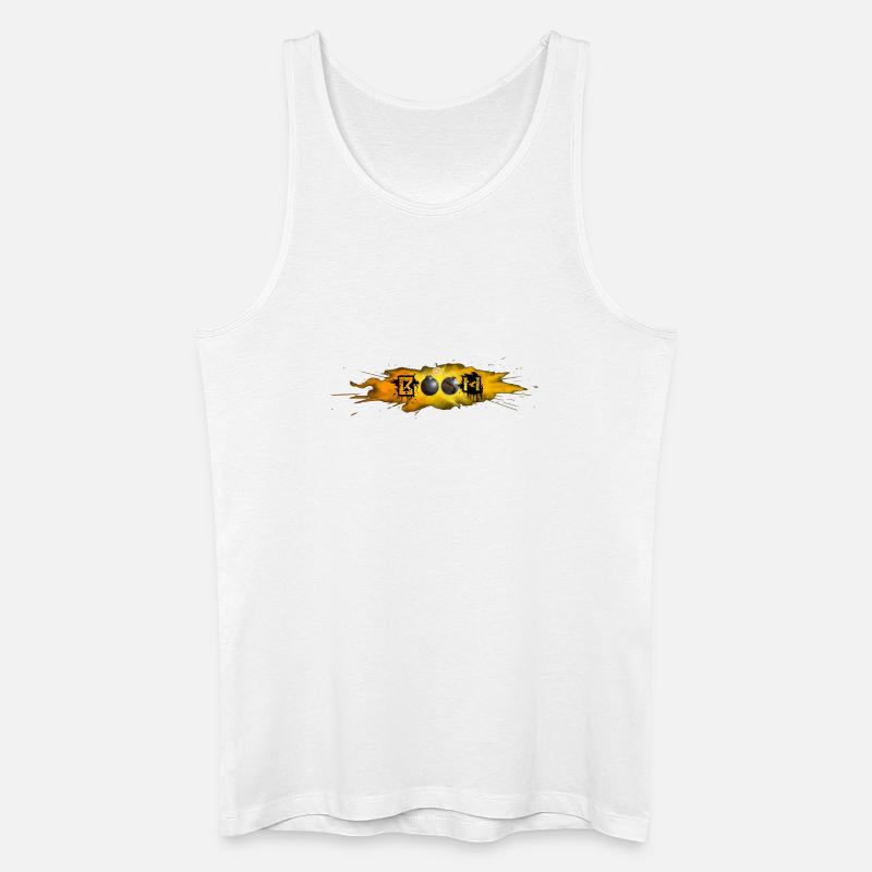 DRÖHNEN - Männer Bio Tank Top - Weiß