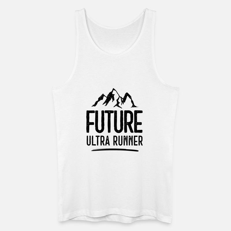 Future Ultra Runner - Männer Bio Tank Top - Weiß
