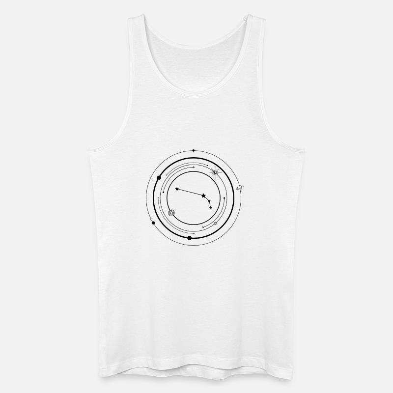Widder Tierkreis - Männer Bio Tank Top - Weiß