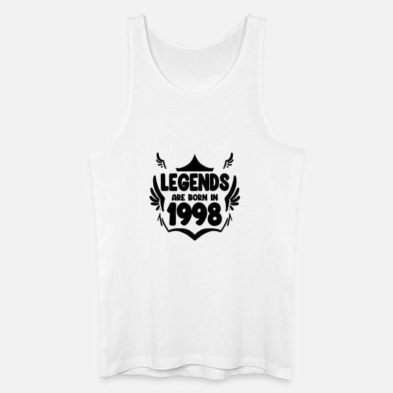 1998 - Männer Bio Tank Top - Weiß
