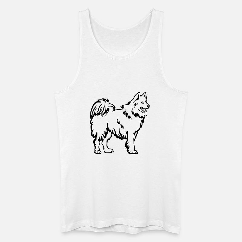 Samojede - Männer Bio Tank Top - Weiß