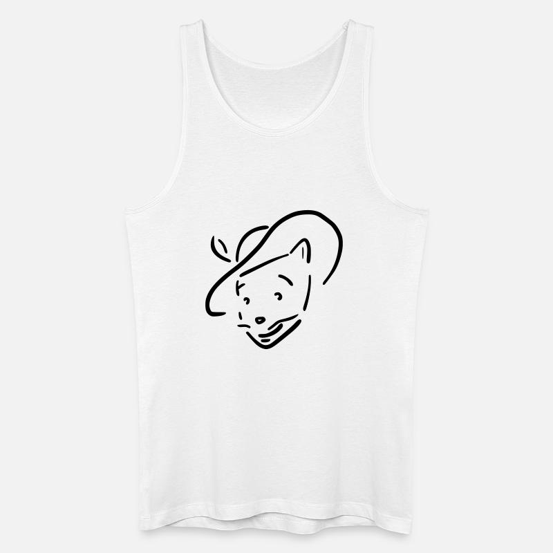 Der gestiefelte Kater - Männer Bio Tank Top - Weiß