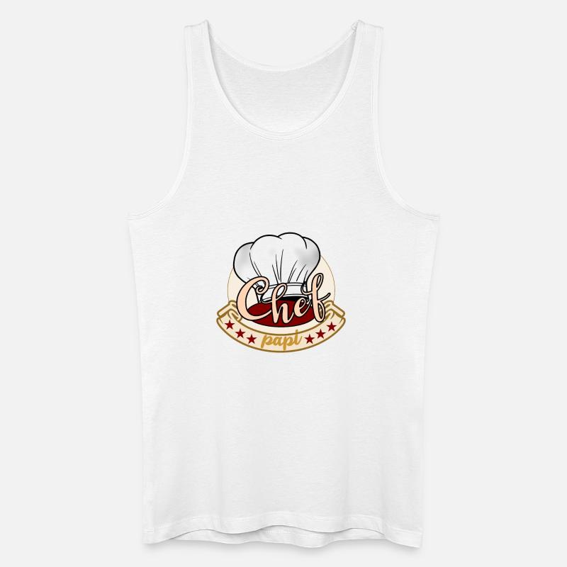 Opa Koch - Männer Bio Tank Top - Weiß
