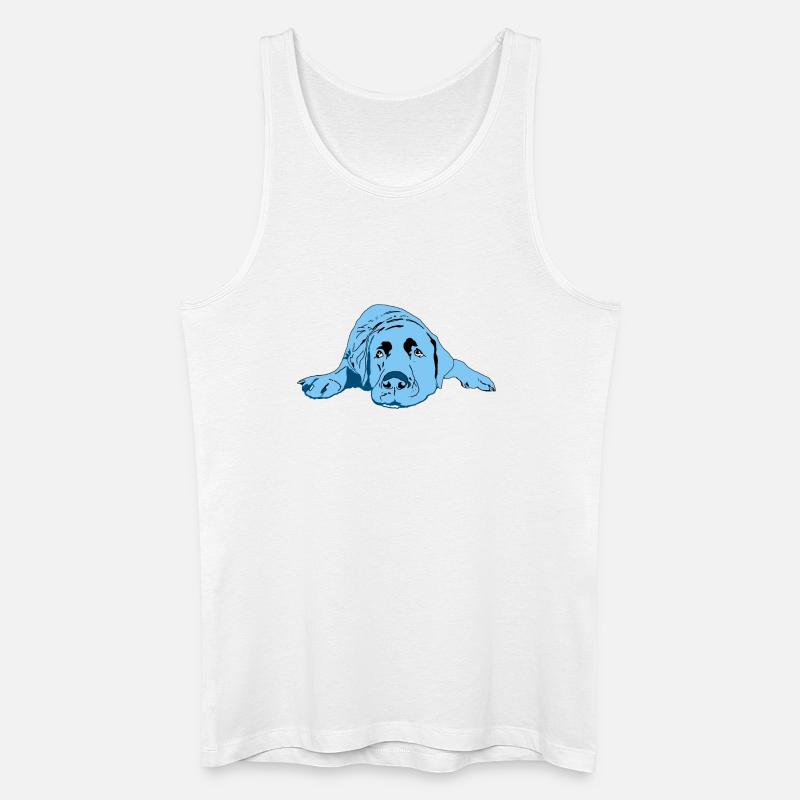 Labrador - Männer Bio Tank Top - Weiß