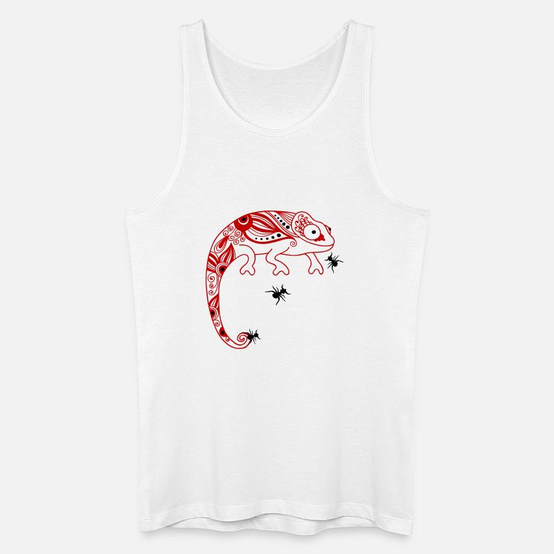 Camelion - Männer Bio Tank Top - Weiß