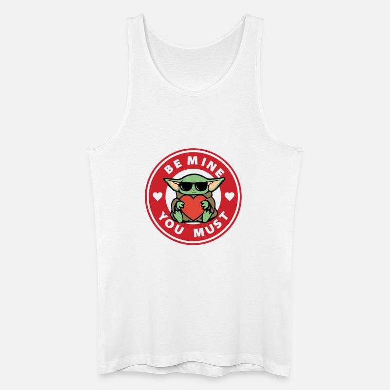 Sei mein, du musst - Männer Bio Tank Top - Weiß