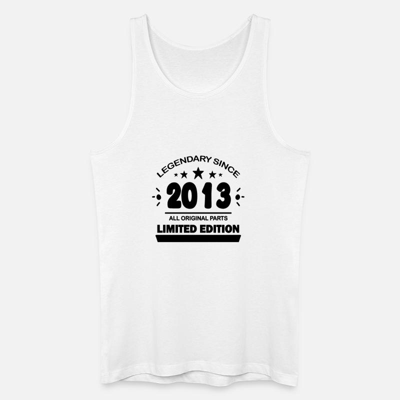 2013 - Männer Bio Tank Top - Weiß