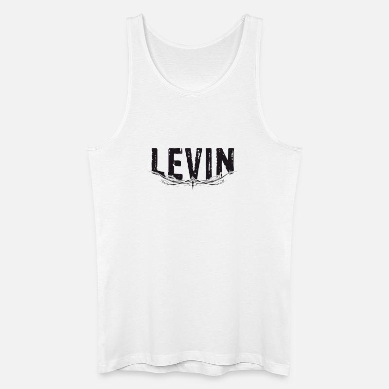 LEVIN A LEGEND - Männer Bio Tank Top - Weiß