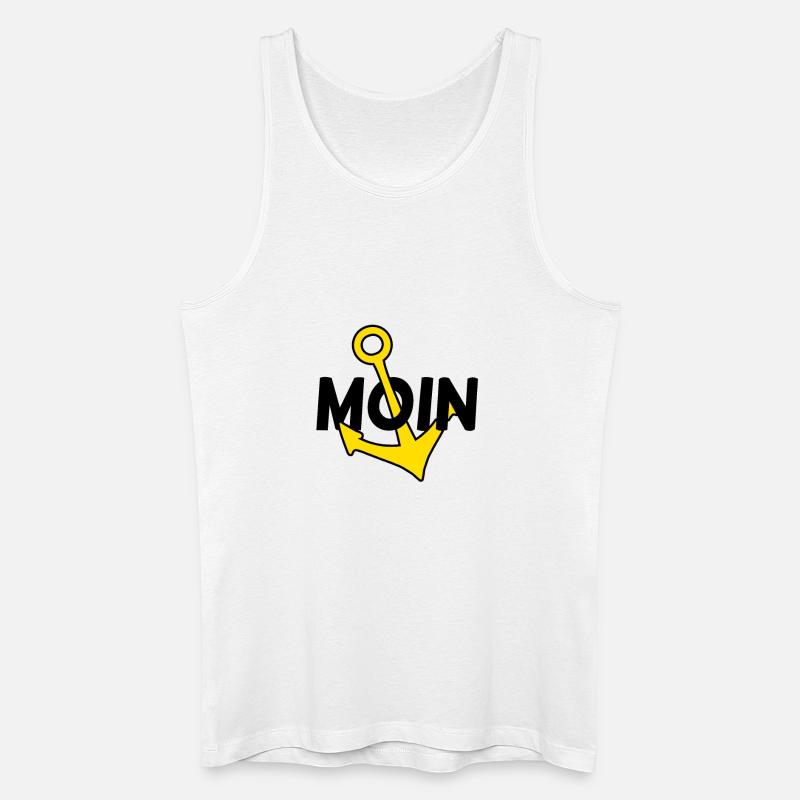 Anker Moin - Männer Bio Tank Top - Weiß
