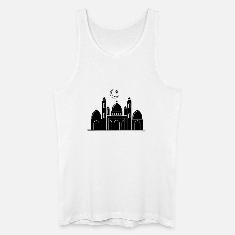 Moschee religiöse Kultstätte - Männer Bio Tank Top - Weiß