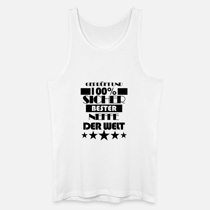 Neffe SpruchGeschenk - Männer Bio Tank Top - Weiß