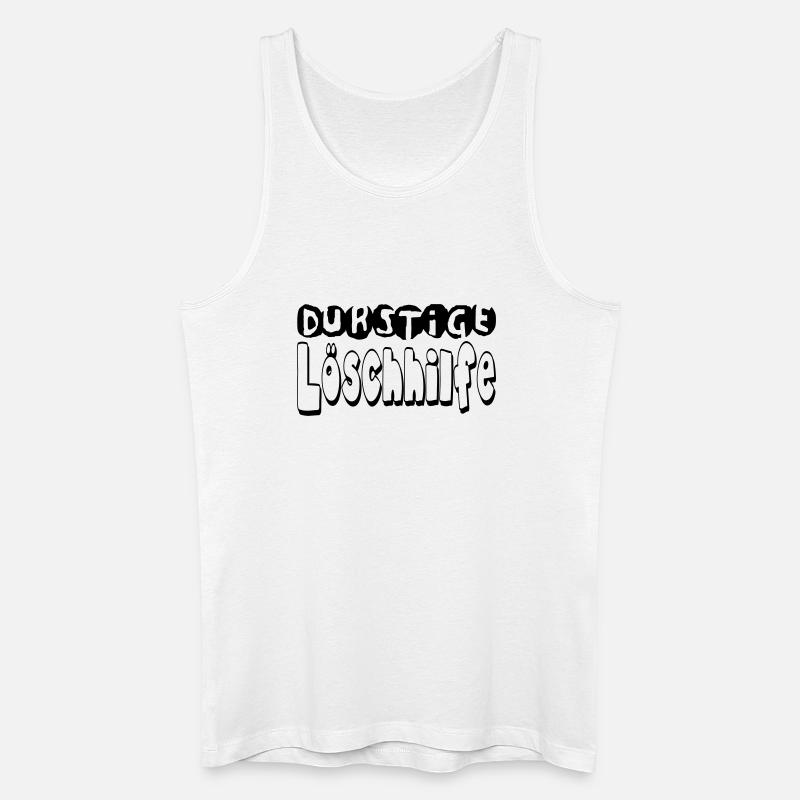 durstigelöschhilfe - Männer Bio Tank Top - Weiß