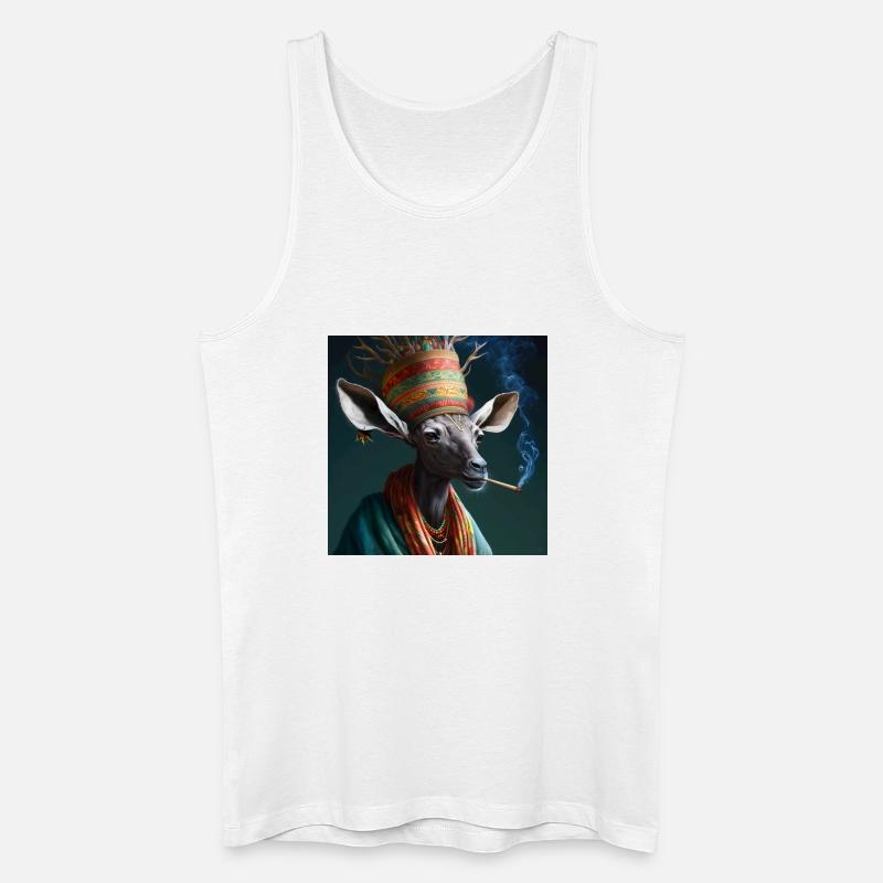 Cannabiche 01 ohne Tippfehler - Männer Bio Tank Top - Weiß