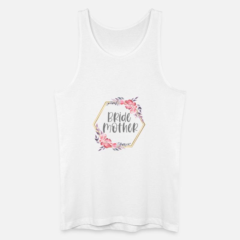 Hochzeit Brautmutter Bride Mother Geschenk - Männer Bio Tank Top - Weiß