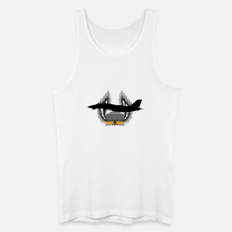 F-14 Tomcat - Männer Bio Tank Top - Weiß