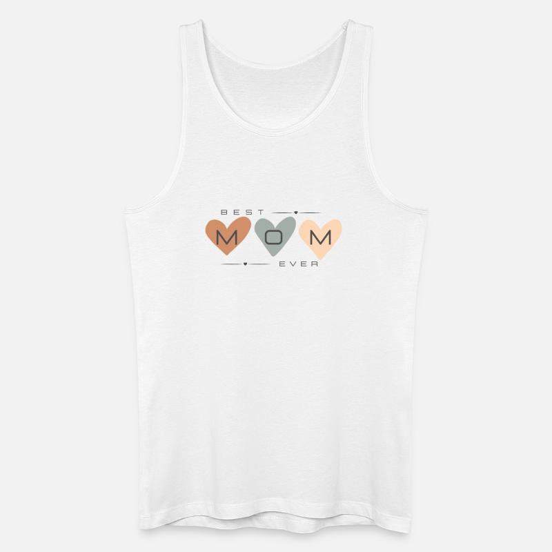 best mom ever - Männer Bio Tank Top - Weiß