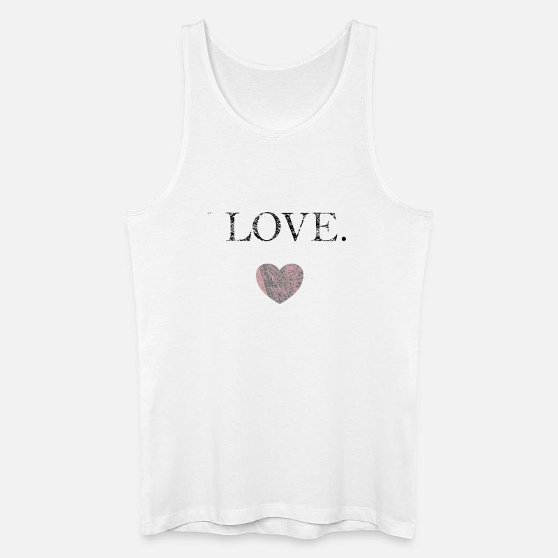 FÜR SIE - Männer Bio Tank Top - Weiß