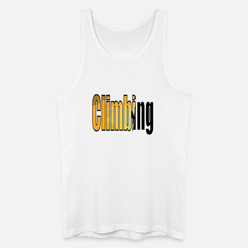 ESKALATION - Männer Bio Tank Top - Weiß