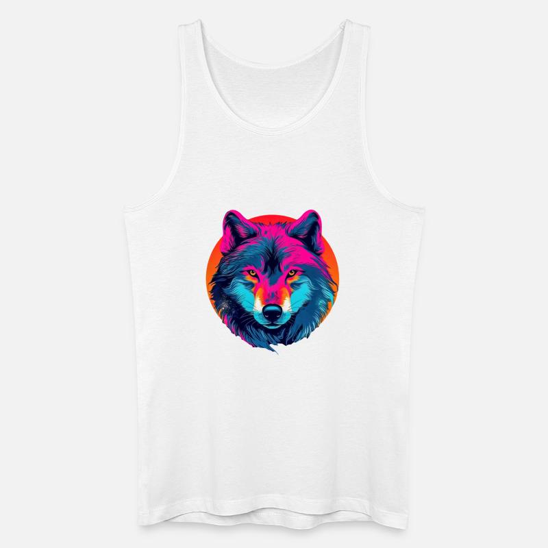 Lady Wolf 2026 - Männer Bio Tank Top - Weiß