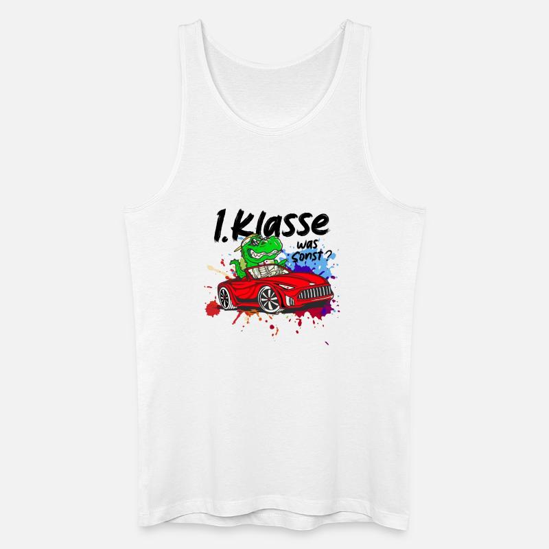 Schulkind Einschulung 2026 1. Klasse Geschenk - Männer Bio Tank Top - Weiß