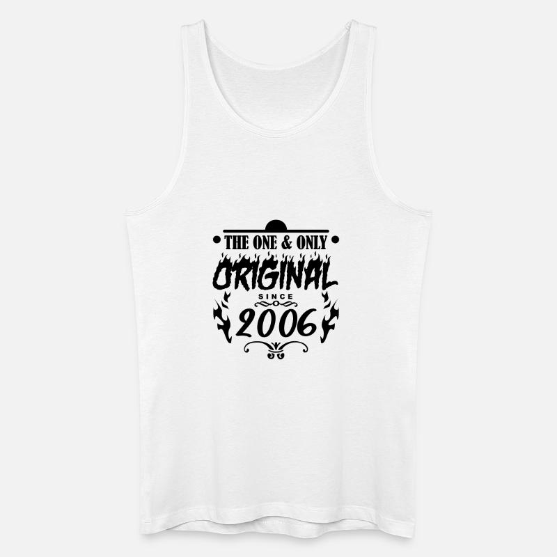2006 - Männer Bio Tank Top - Weiß