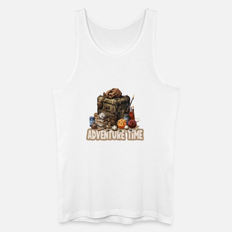 Rollenspiel Abenteuerzeit Fantasyausrüstung - Männer Bio Tank Top - Weiß