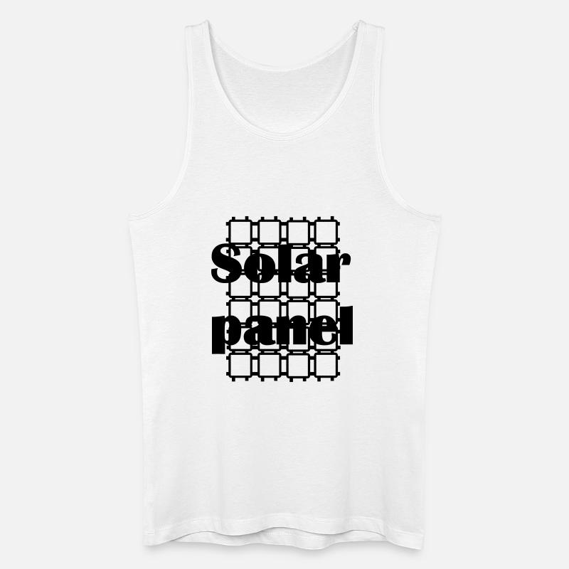 solar panel SOLAR PANEL - Men’s Organic Tank Top - white