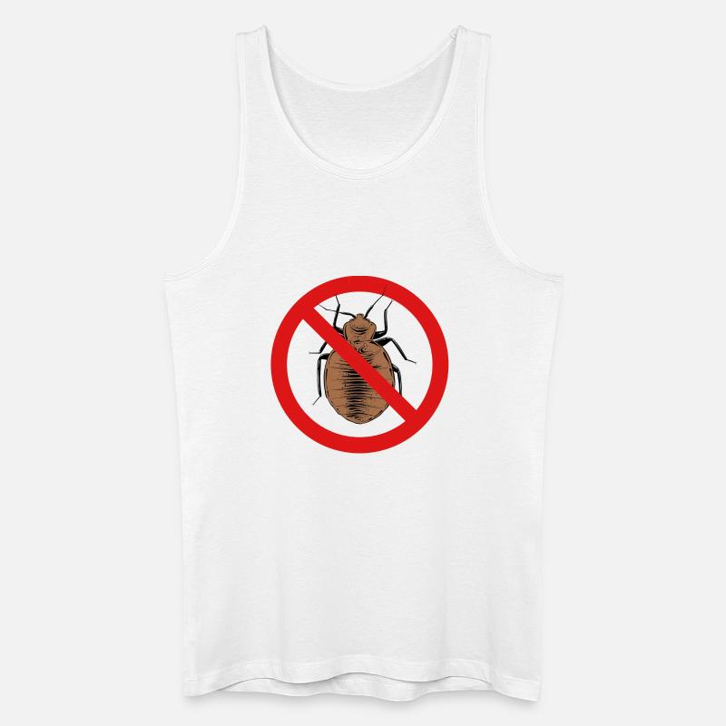 bed bug, bed bug - Men’s Organic Tank Top - white