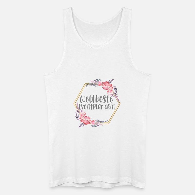 Eventplanerin Events Mädchen Beruf Geschenk - Männer Bio Tank Top - Weiß